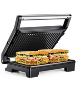 Panini Press Sandwich Maker,Sandwich Press,Contact Indoor Grill with Loc... - £46.34 GBP