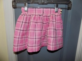 JANIE AND JACK Classic Garden Pink Tweed Plaid Skirt Size 18/24 Months NEW - $50.15 CAD