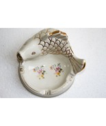 Gorgeous Vintage Fine Porcelain Ashtray Gold Fish Shaped Marked S.W. 1959 - £21.38 GBP