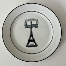 Paris Je T&#39;Aime La Tour Eiffel Tower 7.5&quot; Plates by Kiss That Frog - $6.88