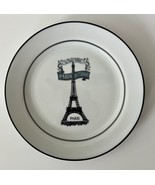 Paris Je T&#39;Aime La Tour Eiffel Tower 7.5&quot; Plates by Kiss That Frog - $126.16 MXN
