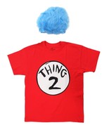 Dr. Seuss Cat In The Hat - Thing 2 - Adult Costume - Size XL - T-Shirt/F... - £24.47 GBP
