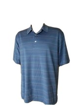 Vintage Brooks Brothers Country Club Performance Knit Golf Polo Single Stitch Lg - £15.52 GBP