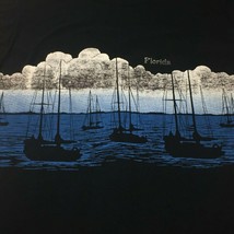 Vintage Anvil Men&#39;s Sailboat Ocean Florida T-Shirt Single Stitch USA Size XL - £31.38 GBP