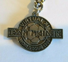 Iron Maiden Keychain Heavy Metal Music Virtual XI World Tour Rock Concert 1998 - £17.95 GBP