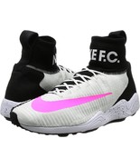 New Nike Men&#39;s Air Zoom Mercurial XI FK FC Flyknit 852616 100 White/Pink... - $202.20 CAD