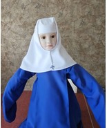 Rare Tanya Williams Our Mutual Friends Nun Doll Episcopalian 23" tall Kneeling