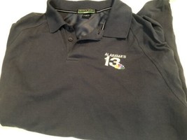 NBC 13 Network Alabama Polo Shirt large dark blue - £8.57 GBP