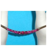 Technibond Created Ruby or Pink Sapphire Omega Necklace  - £77.10 GBP