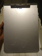 Vintage Rediform Aluminum Clipboard Notebook With Storage 0D013 - £9.99 GBP
