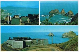 Postcard House On The Hill Motel Maxwell Point Oceanside Oregon - £2.17 GBP