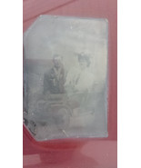 Set 3 Tintypes Identified Family Photo Framed Velvet Couple Automobile B... - £19.48 GBP