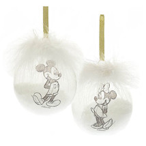 Disney Collectible Christmas Bauble Set - Mickey &amp; Minnie - £24.29 GBP