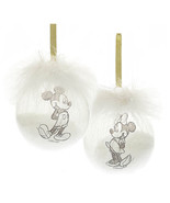 Disney Collectible Christmas Bauble Set - Mickey &amp; Minnie - £24.42 GBP