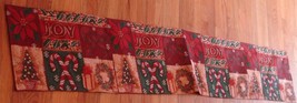 Gently Used Hand Made Christmas Holiday Table Runner - Upholstery Fabric... - $39.59