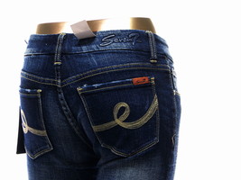 Seven 7 Jeans Boot Cut Denim Dark Wash Premium New With Tag Women&#39;s 25 U18 - $27.66