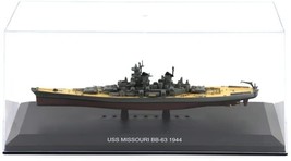 Battleship USS Missouri (BB-63) - Display Case 1/1250 Scale Diecast Model Ship - £35.52 GBP