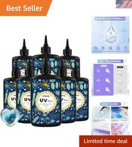 Crystal Clear UV Resin 2000g, Upgraded Formula UV Resin with Resin Jewel... - $111.55