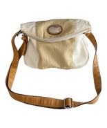Harvé Benard Crossbody Shoulder Bag – White and Beige with Tan Strap - €18,84 EUR