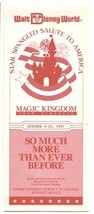 1987 walt Disney WOrld Magic Kingdom Show Guide - $19.40