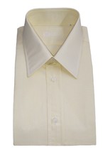 Men&#39;s Shirts Measures Small Yellow Soft United Cotton Blend Made IN Italy Long - £28.21 GBP
