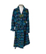Victoria’s Secret Country Vintage Green Fleece Fair Isle Printed Belted ... - £40.15 GBP