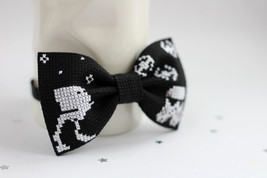 Cross Stitch Bow Tie Star Wars, Embroidery Bow Tie Stormtroopers For Boys  - £20.56 GBP