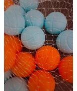 Light blue and Orange plastic basketball toys - $4.95
