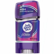 Lady Speed Stick 48HR Antiperspirant Deodorant Gel Fresh Fusion 2.30 oz (Pack of - £59.93 GBP