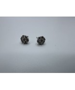 Vintage Sterling Silver ESPO Flower Stud Earrings 10mm - $52.14 CAD