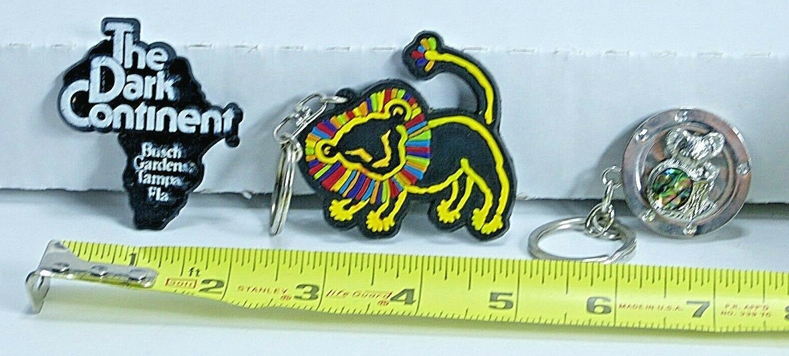 Lot Disney The Lion King Keyring, Spinning Koala Keyring & Busch Gardens Magnet - £27.09 GBP