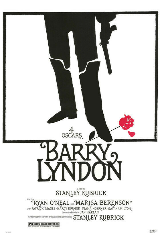 Barry Lyndon Ryan O'Neal Stanley Kubrick Movie Large Poster
