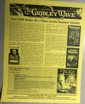 THE GRIDLEY WAVE #263 (2004) 1-page Edgar Rice Burroughs Tarzan fanzine - $14.84