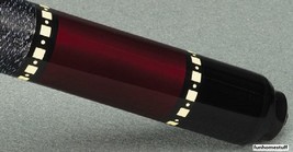McDermott L10 Lucky Burgundy Metallic Red Billiard Pool Cue Stick w/ Maple Shaft