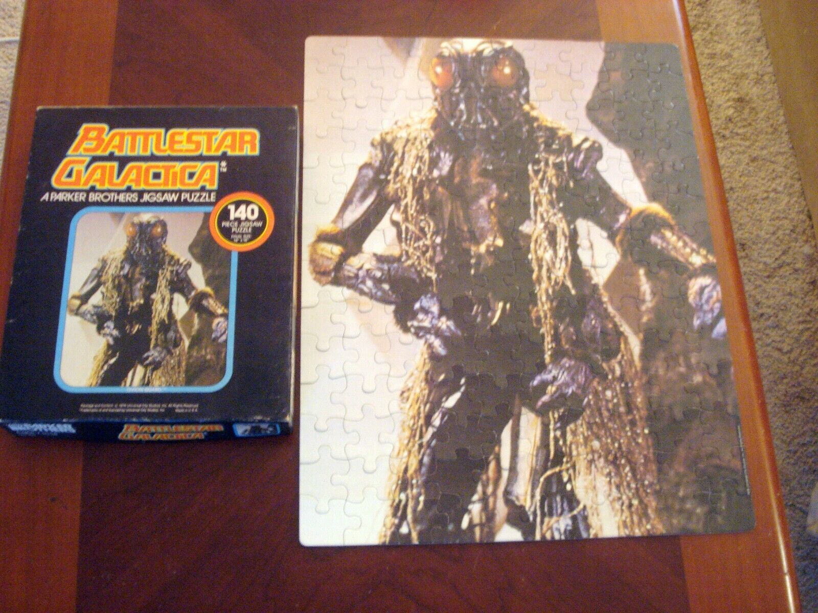 Complete Battlestar Galactica Ovion Guard 1978 140 Piece Jigsaw Puzzle #109 - $14.99