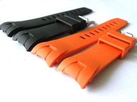 20MM 22MM. Rubber Strap Buckle for Omega Band SEAMASTER Planet Ocean (Orange, 22 - £22.56 GBP