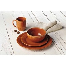 Rachael Ray  Dinnerware Sets Pumpkin - Pumpkin Orange 16-Piece Dinnerware Set - £83.39 GBP