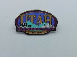 Utah Centennial Pin Vintage Utah Souvenir 1996 - £8.14 GBP