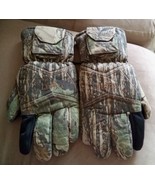 NORDIC CAMO HUNTING GLOVES POCKETS LEOTRA INSULATION WATERPROOF L - £9.29 GBP