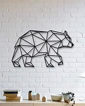 LaModaHome Polar Bear Designed Geometric Shaped Metal Table Decorative Wall Deco - £79.04 GBP