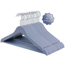 Elama Home 20 Piece Eco Friendly Coat Hangers in Blue - £45.50 GBP