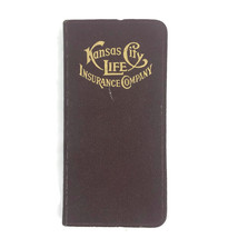 Vitnage 1937 Kansas City Life Insurance Pocket Calendar Planner Notebook  - £10.32 GBP