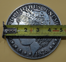 Colored E. Pluribus Unum Large Coin Decorative Piece USA Novelty Silver ... - $370.49 MXN