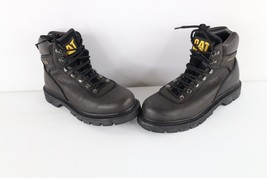 Vtg 90s Cat Caterpillar Men 8M Distressed Goretex Leather Waterproof Wor... - $108.85