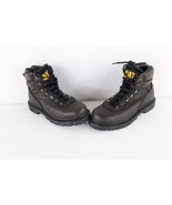 Vtg 90s Cat Caterpillar Men 8M Distressed Goretex Leather Waterproof Wor... - €93,38 EUR