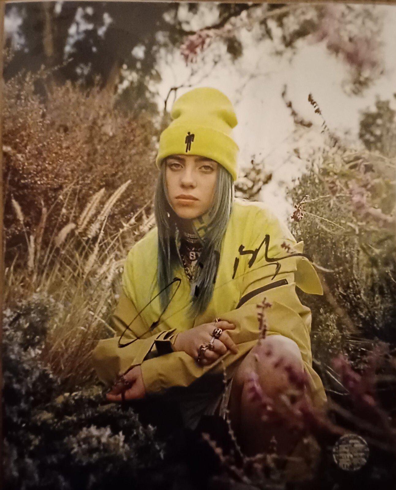 Billie Eilish Hand Signed Autographed Auto 8x10 Photo COA - $120.38