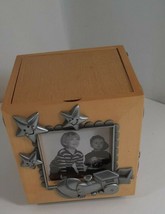 Royal Limited Music Box Brown Wooden Photo Cube &quot;Twinkle Twinkle Little Star&quot; - £7.89 GBP