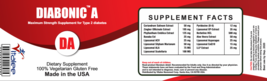 Diabonic DA-Type 2 Glucose Management Naturally  (Capsule 60ct) image 2