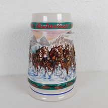 Budweiser 1993 Holiday Stein Special Delivery Clydesdale Christmas Nora Koerber - £12.37 GBP