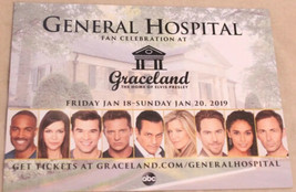 General Hospital At Elvis Presley&#39;s Graceland Card Rick Springfield Bx2 - £5.41 GBP